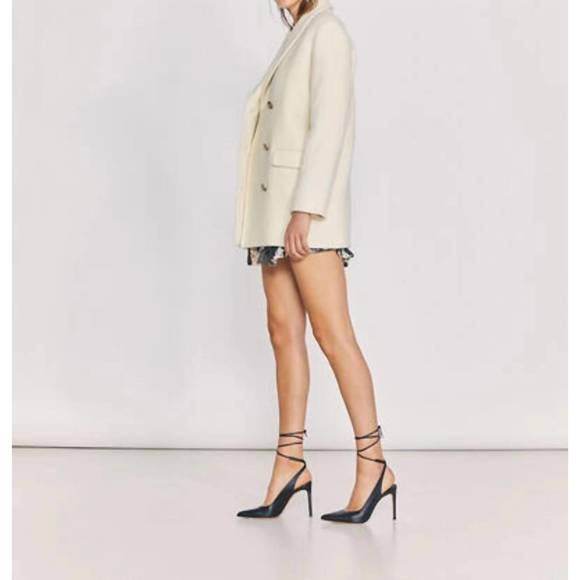 NEW IRO tolvak coat in ivory - Picture 3 of 4